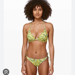 LULULEMON lemons two-piece swimsuit size 6